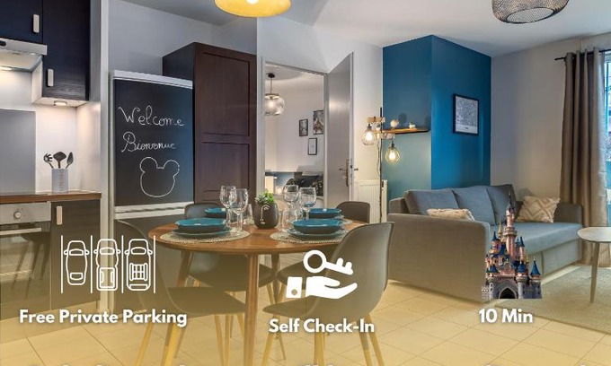 Montevrain Apartamento | Chez Stéphane & Sophie - 10min DisneyLand, Free Parking, Big Garden