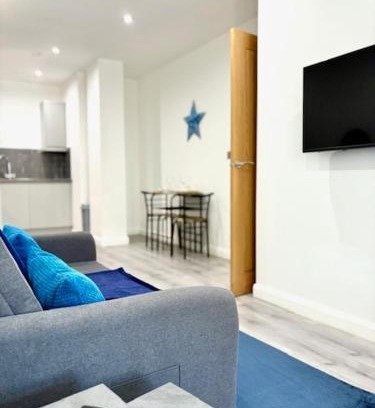 Leicester City Centre Apartamento | Chic 1-Bed Apartment, Leicester City Centre