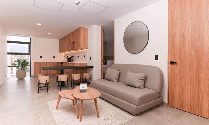 San Diego Apartamento | Chic 3BR Design Flat - Jacuzzi + Cowork El Poblado