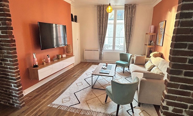 Epernay Apartamento | Chic and cosy apartment, spacious, quiet and bright