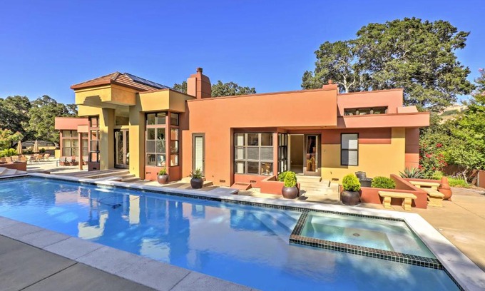 Salinas Casa | Chic California Escape with Pool, Hot Tub and Patio!