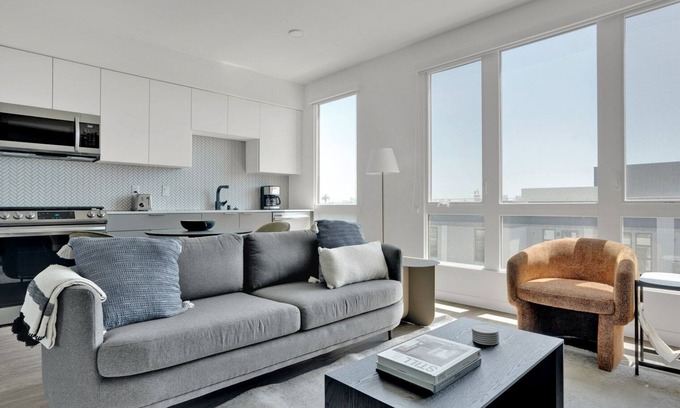 Emeryville Apartamento | Chic Emeryville Studio w/ Pool, Gym & W/D, walk to Safeway, by Blueground