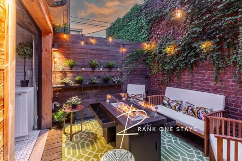South Side Flats Casa | Chic Home with King Bed and Fire Pit