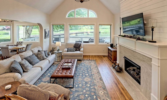 Sky Valley Casa | Chic Sky Valley Resort Home on Golf Course!