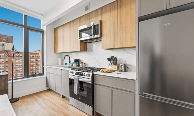 Bath Beach Apartamento | Chic studio with fitness room, WiFi in delightful Brooklyn