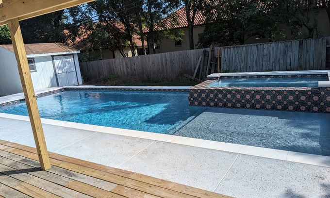 Austin Casa | Chic Urban Oasis in Austin with Pool and Spa