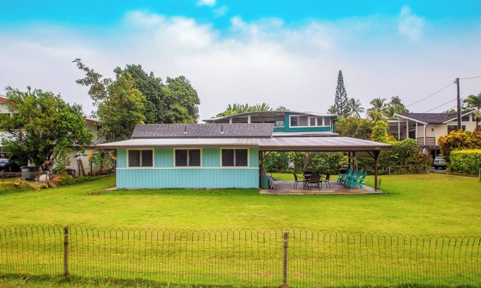 Hanalei Casa | Chung Cottage - un 1br / 1. Cabaña 5ba pasos de la bahía de Hanalei