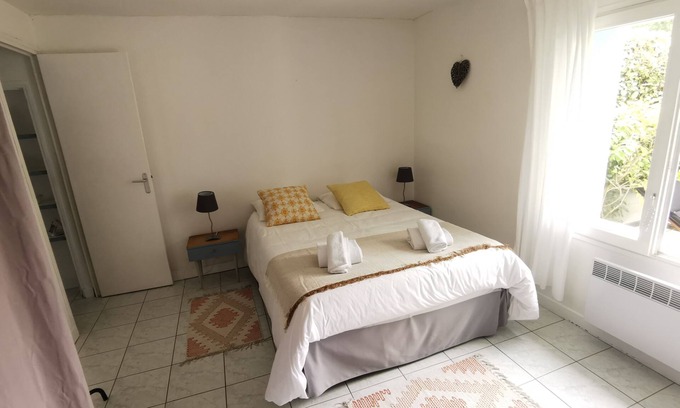 Chaille-les-Marais Apartamento | Cigogne, Gite 4 Personnes Avec Piscine Chauffée, Sud Vendée Littoral