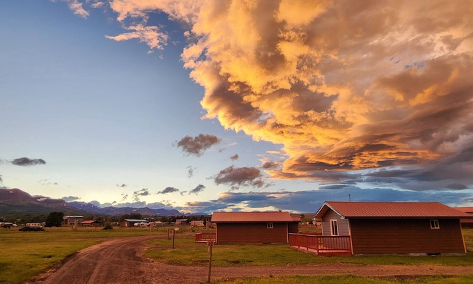 East Glacier Park Village Casa | Circle R Cabin 7, Private Ranch, Mountain Views