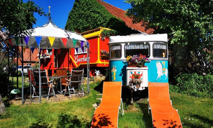 Muritz Otro | Circus wagon - Holiday home ensemble - Anna Müritz - Romantic Mecklenburg