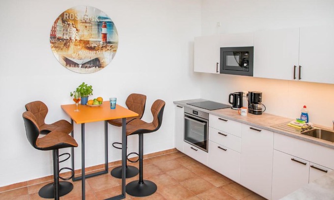 Rostock Apartamento | City Apartment "Hans Seat" Rostock mit Rooftop-Terrasse