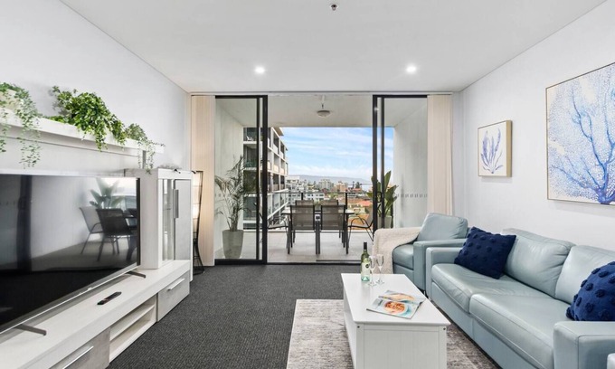 Wollongong Apartamento | City Beach Escape Wollongong Waterside Serenity