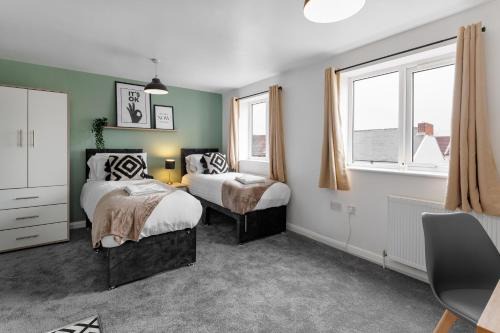 Middlesbrough Apartamento | City Centre Studio 9 with Kitchenette, Free Wifi and Smart TV with Netflix by Yoko Property