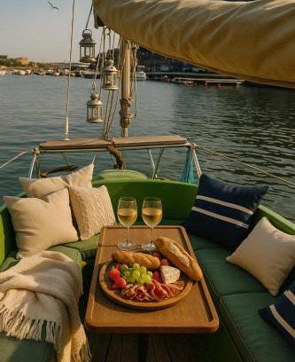Trosso Alquiler De Eote | City pulse on small, old glamping boat in Karlskrona
