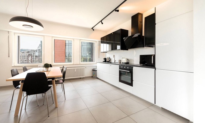 Bonnevoie Apartamento | City's Best View, Spacious 2BR Apartment W Balcony