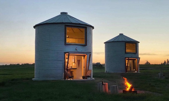 Kalispell Otro | Clark Farm Silos #5 - Sweeping Mountain Views