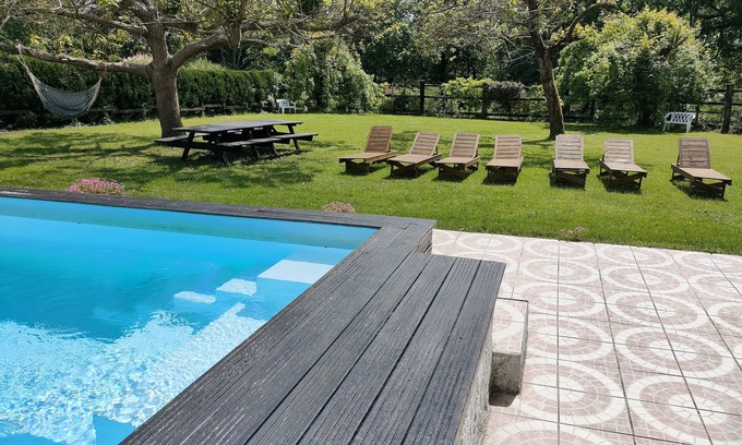 Saint-Paul-en-Born Casa | CLASSEE 3 ETOILES - swimming pool - jacuzzi 14 people 8 ha estate, lake and sea