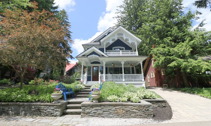 Chautauqua Casa | Classic Chautauqua Victorian gingerbread charm beautifully appointed with countless modern amenities!