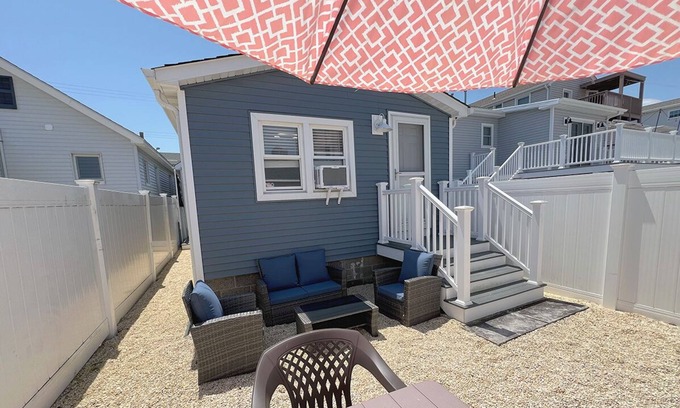 Seaside Heights Cabaña | Classic cottage 350ft from Seaside Heights beach with beach tags & parking pass