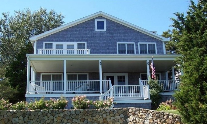 East Chop Casa | Hermosa 5 Dormitorio East Chop Inicio vistas a Nantucket Sound