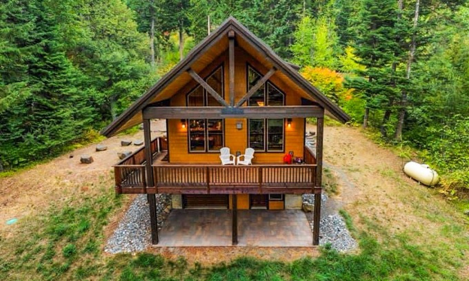 Elk Meadows Cabina | Cabina de montaña clásica en el bosque a pocos pasos del río!