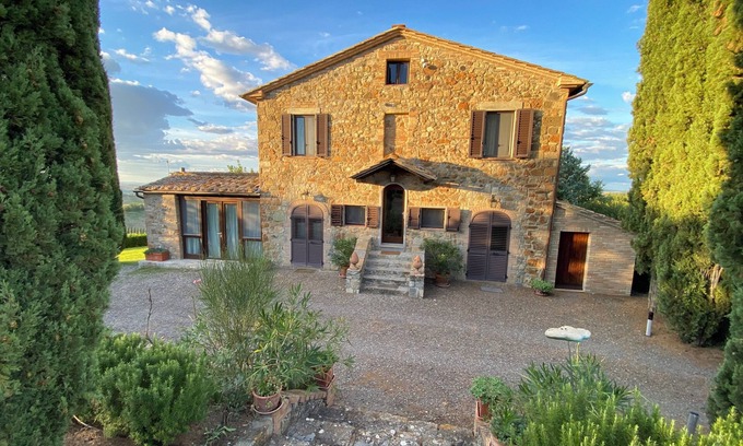 Montalcino Villa | Clásico, Villa privada con impresionantes vistas - Piscina Privada