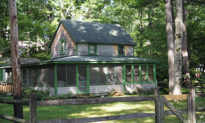 Salisbury Cabina | Cabina clásica de Vermont en 2. 5 acres con Ataque frontal del lago