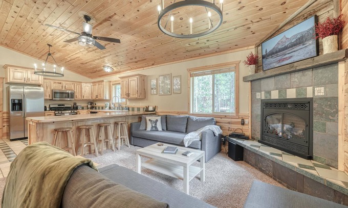 Island Park Cabina | Cabina con clase: Bills Island, un nivel, privado.