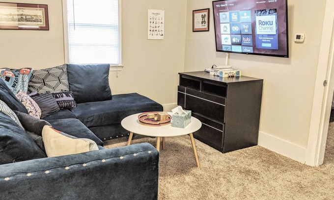 Aksarben - Elmwood Park Casa | Classy Stay in Upscale Aksarben Village with King and 2 Queen Beds, Fenced Yard