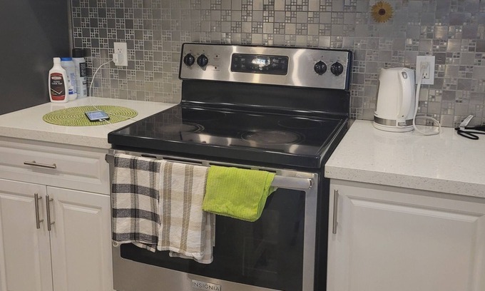 Durham Region Casa | Clean apartment with 4 free parking spaces.