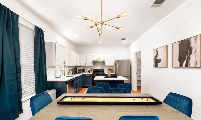 Buda Casa | Clean, modern and blissful. Game room! Sleeps 14!