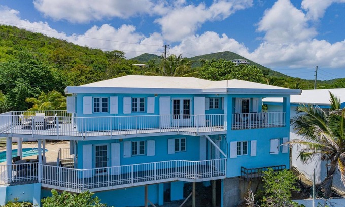 Cane Bay Villa | Cliffside at Cane Bay - 3 bed/ 4 bath seaside home with private pool.