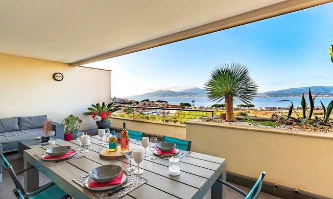 Porticcio Apartamento | Clos Vignola - Domaine de la Viva - Superbe vue mer