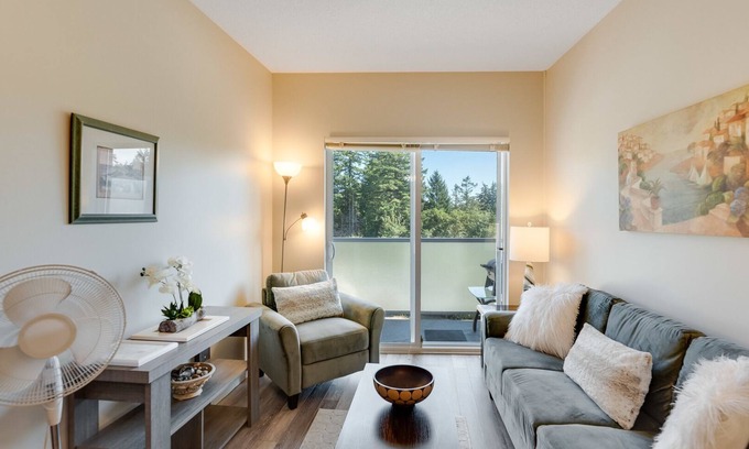 Victoria Condominio | Acogedor condominio Creekside 1 dormitorio