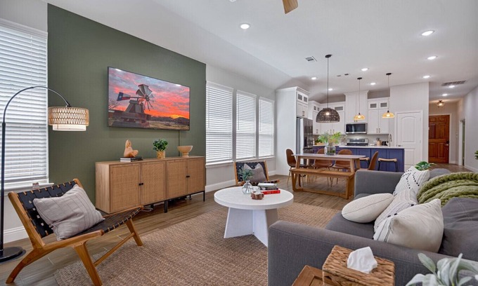 McKinney Casa | Close to Downtown McKinney! Fire Pit | 4BD+Office