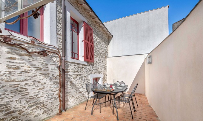Pornic Chalet De Esquí | Close to port & beaches - Terrace - House for 5