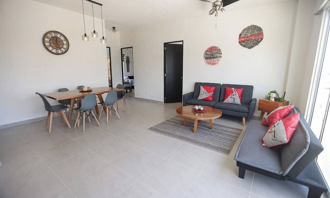 Cancún Apartamento | Cerca del mar Turquesa, ¡Ideal para parejas, aventureros y familias!