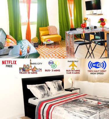 Plateau — Pyramide Apartamento | Cloud Nine, 5mins ORLY Airport