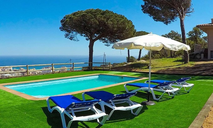 Calonge Villa | Club Villamar - Bonita casa con piscina privada y amplio terreno situada en el punto mas alto de ...