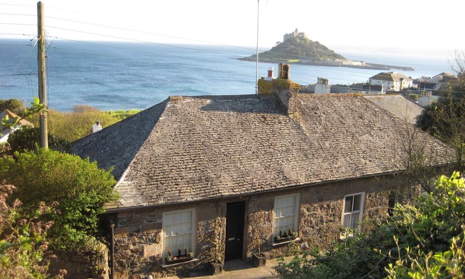 Marazion Casa | Coachmans Cottage - Encantadora cabaña histórica con impresionantes vistas de la costa