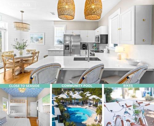 Seagrove Beach Casa | Coast & Key Cottage by Stay On 30A- Pool, Bikes