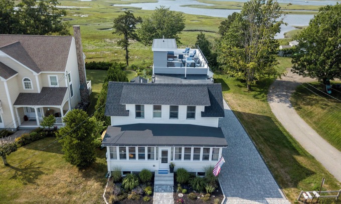 Scarborough Casa | Coastal Beach Oasis with Sunset views from 1st, 2nd, 3rd floor decks! Brand new!