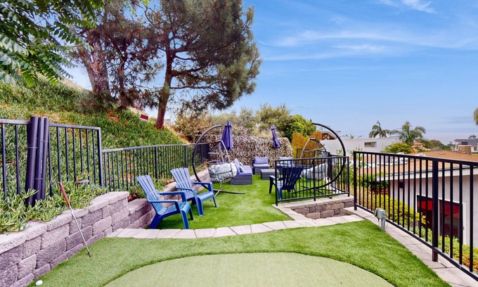 La Jolla Mesa Casa | Coastal Cabana - Bird Rock retreat with hot tub, firepit & ocean-view terrace