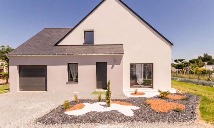 Asserac Cabaña | Casa contemporánea cerca del mar con jardín, vistas y WiFi en Presqu’île Guérandaise