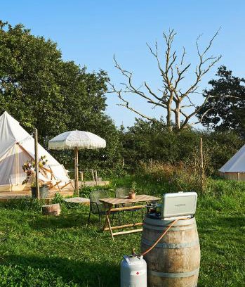 Nyhamnslage Otro | Coasters Hideaway boutique Glamping