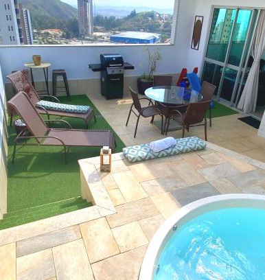 Belvedere Apartamento | Cobertura Espetacular no Belvedere com Jacuzzi