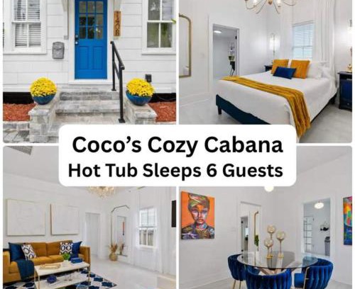 Lincolnville Casa | Coco's Cozy Cabana - Hot Tub Walk to Downtown