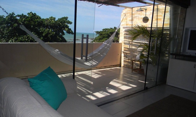 Ponta Negra Apartamento | CocoBeachNat 5A. 120mq en el mar. 2 suites. Los pies en la arena. vacaciones inolvidables!