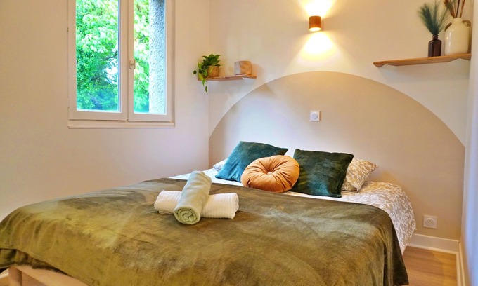 Bielle Apartamento | Cocon Biellois: vue Montagnes, Parking & Piscine