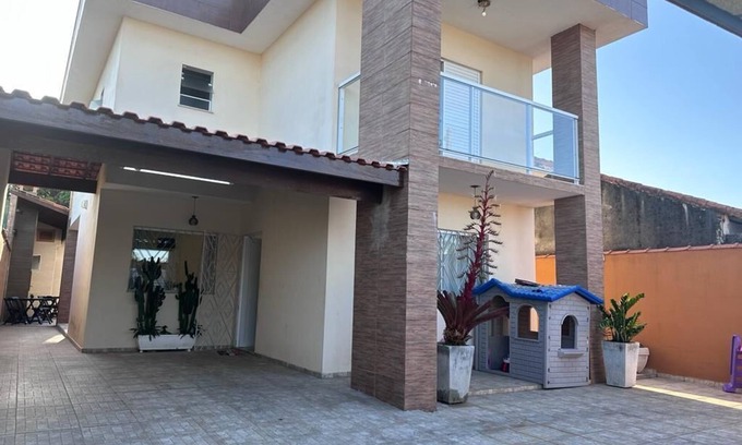 Itanhaem Casa | Coelhos House 🏖️ Townhouse with swimming pool and gourmet area, close to the beach!